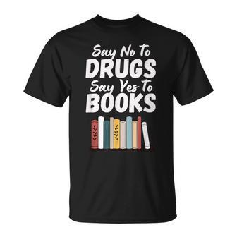 Red Ribbon Week Say No To Drugs's Say Yes To Book T-Shirt - Seseable
