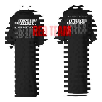 Red Team Cybersecurity Hacking Ethical Hacker Cyber Security T-Shirt | Mazezy