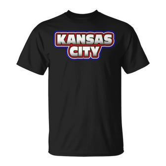 Red White And Blue Kc Pride - Patriotic Kingdom Kansas City Unisex T-Shirt | Mazezy