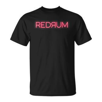 Redrum Murder 80S Horror Movie Halloween Cosplay Costume Cosplay T-Shirt | Mazezy