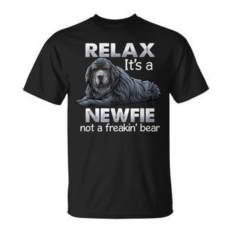 Relax It's A Newfie Newfoundland Dog Owner T-Shirt | Mazezy