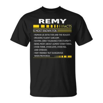 Remy Name Gift Remy Facts Unisex T-Shirt - Seseable
