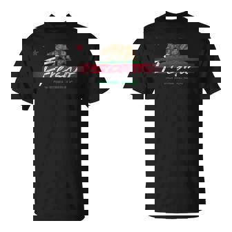 Republic Of California State Flag Fresno Souvenir T-Shirt | Mazezy