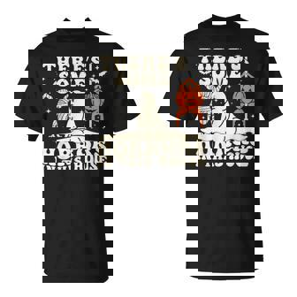 There's Some Horrors In This House Ghost Halloween T-Shirt - Seseable