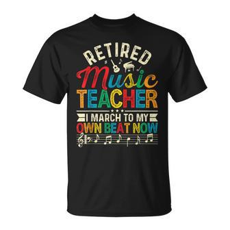 Retired Music Teacher Retirement T-shirt - Thegiftio UK
