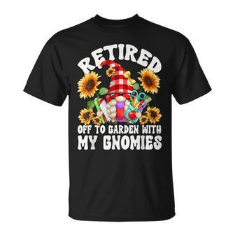 Retirement Teacher Gnome For Retired Teacher T-shirt - Thegiftio UK