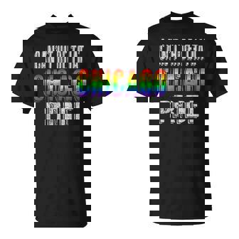 Retro 70S 80S Style Cant Hide That Chicago Gay Pride Unisex T-Shirt | Mazezy