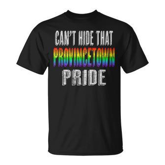 Retro 70S 80S Style Cant Hide That Provincetown Gay Pride Unisex T-Shirt | Mazezy