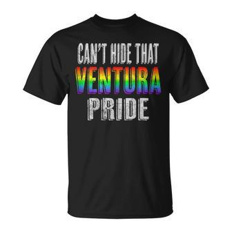 Retro 70S 80S Style Cant Hide That Ventura Gay Pride Unisex T-Shirt | Mazezy
