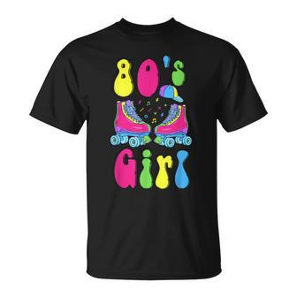 Retro 80S Girl 1980S Theme Party Outfit Eighties Costume T-shirt - Thegiftio UK