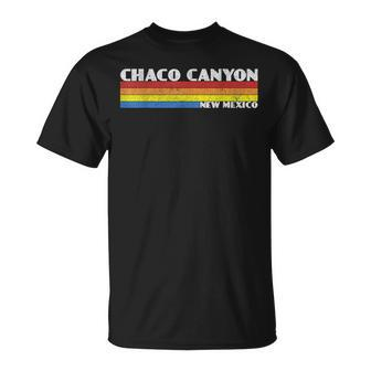 Retro 80S New Mexico Nm Souvenir Chaco Canyon Unisex T-Shirt - Seseable
