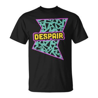 Retro 90S Despair Vaporwave Aesthetics T-Shirt | Mazezy