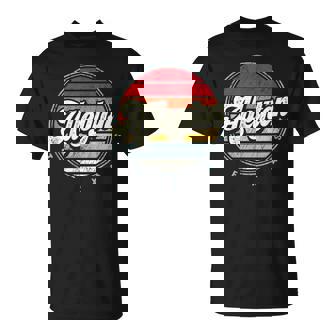 Retro Alleyton Home State Cool 70S Style Sunset T-Shirt | Mazezy