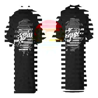 Retro Argonia Home State Cool 70S Style Sunset T-Shirt | Mazezy