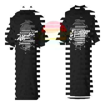 Retro Ashwaubenon Home State Cool 70S Style Sunset T-Shirt | Mazezy