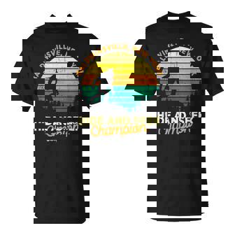 Retro Baldwinsville New York Big Foot Souvenir T-Shirt | Mazezy
