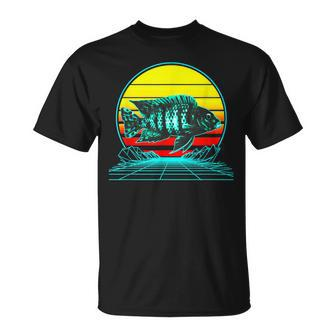 Retro Cichlid Vaporwave T-Shirt | Mazezy