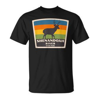 Retro Shenandoah River State Park Virginia Deer Va Souvenir T-Shirt | Mazezy