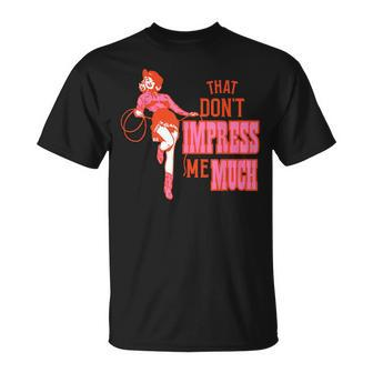 Retro That Dont Impress Me Much Vintage Cowgirl Unisex T-Shirt - Monsterry CA