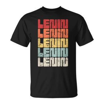 Retro Ussr Soviet Union Communist Vladimir Lenin T-Shirt | Mazezy