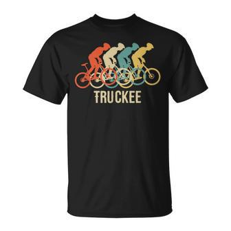 Retro Vintage Bike Truckee T T-Shirt | Mazezy