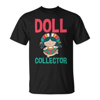 Retro Vintage Doll Collector Dolls Collecting Lover Graphic 1 Unisex T-Shirt - Monsterry UK