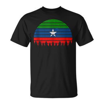 Retro Vintage Flag Of Ogadenia Somali Ethiopia Ogaden T-Shirt | Mazezy DE