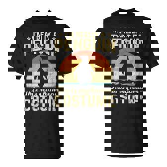 Retro Vintage Silhouette Penguin Halloween Costume 70S Gift 70S Vintage Designs Funny Gifts Unisex T-Shirt | Mazezy