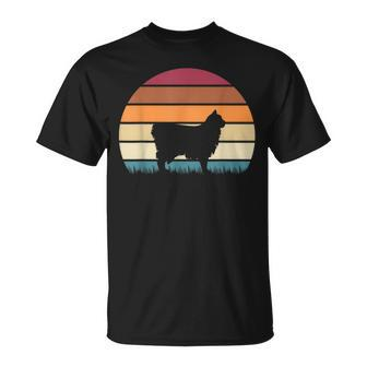 Retro Vintage Sunset Kitten Feline Pet Owyhee Bob Cat T-Shirt | Mazezy