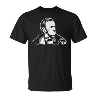 Richard Wagner Classical Composer Earbuds T-Shirt | Mazezy UK