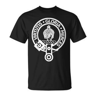 Robertson Scottish Family Clan Name Crest Shield Unisex T-Shirt | Mazezy