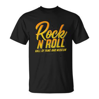'Rock And Roll Hall Of Fame' Cool Rock N Roll Rocker T-Shirt | Mazezy