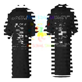 Rocking In My School Shoes Cat Back To School T-Shirt - Seseable