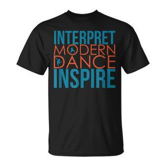 S For Dancers Modern Dance And Dancing T-Shirt | Mazezy