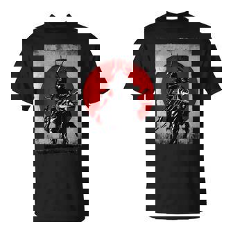 Samurai Warrior Vintage Fighter Retro Bushido Japanese Sword Unisex T-Shirt | Mazezy