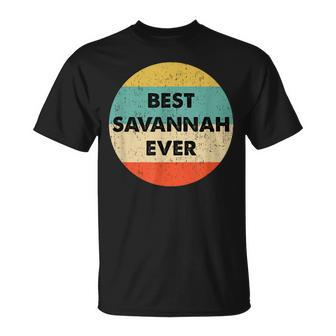 Savannah Name Gift Unisex T-Shirt | Mazezy