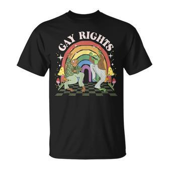 Say Gay Frog & Toad Say Gay Rights Lgbt Pride Ally Lesbian Unisex T-Shirt | Mazezy