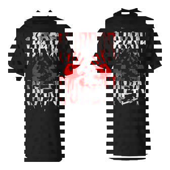 Scary Horror Movie Blood Hand Queen Scary T-Shirt | Mazezy