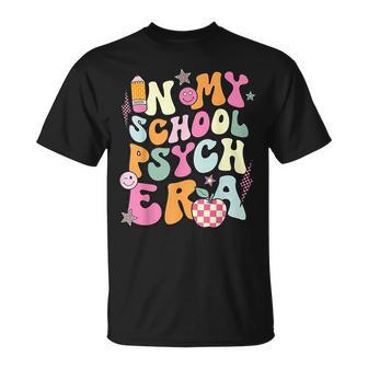 In My School Psych Era Retro School Psychologist Psychology T-Shirt - Monsterry UK