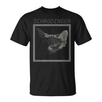 Schrodinger's Cat In A Box Quantum Physics Paradox T-Shirt | Mazezy