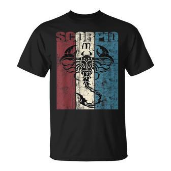 Scorpio Vintage Scorpio Retro Distressed T-Shirt | Mazezy