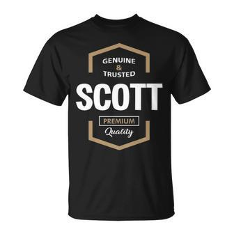 Scott Name Gift Scott Quality Unisex T-Shirt - Seseable
