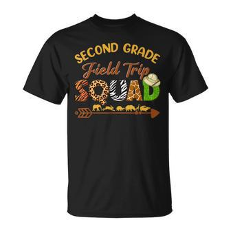 Second Grade Students School Zoo Field Trip Squad Matching Unisex T-Shirt | Mazezy CA