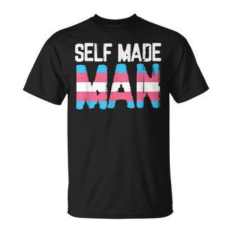 Selfmade Man Transgender Ftm Pride Lgbt Proud Trans People Unisex T-Shirt | Mazezy
