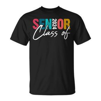 Senior 2024 Class Of 2024 For College High School Senior T-Shirt - Thegiftio UK
