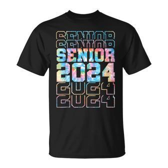 Senior 2024 Class Of 24 High School College Graduation Unisex T-Shirt | Mazezy DE