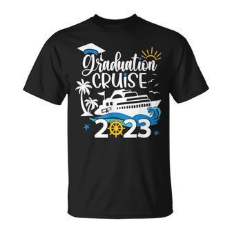 Senior Graduation Trip Cruise 2023 Aw Ship Party Cruise Unisex T-Shirt - Seseable