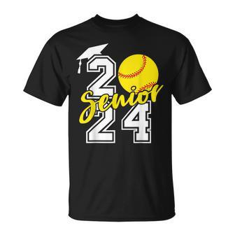 Senior Softball Softball Senior 2024 Class Of 2024 T-Shirt - Seseable