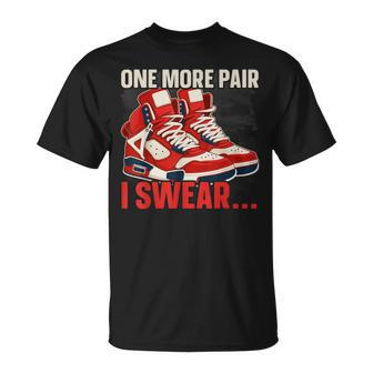 Shoe Collector Sneakerhead Shoe Lover I Love Sneakers T-Shirt - Seseable