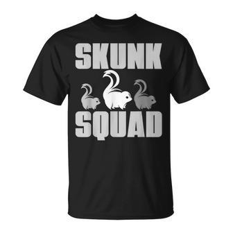 Skunk Squad Skunk T-Shirt | Mazezy